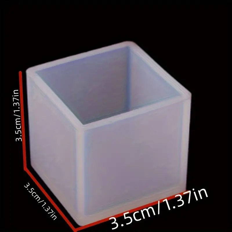 6 Size Mould Transparent Silicone Square Mold Epoxy Resin - Temu