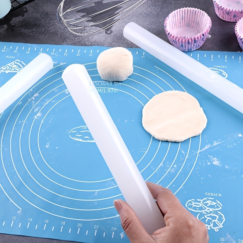 Non stick Rolling Pin 23.01 cm Durable Plastic Rolling Pins For Fondant Cake Bak