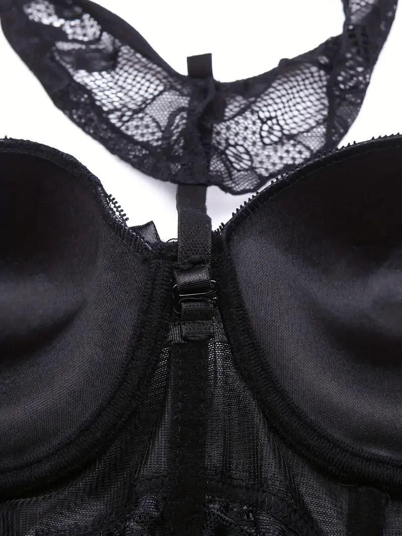 Varsbaby ladies sexy lightweight sheer mesh adult bra panties set