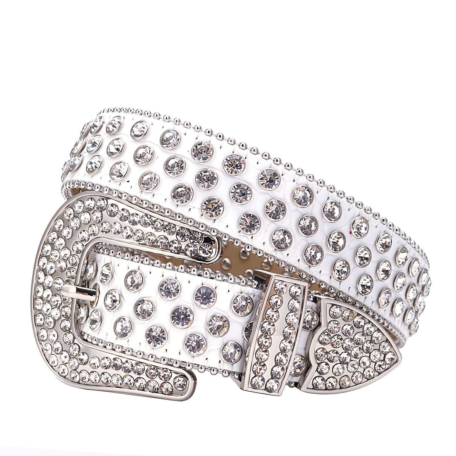 Mens Rhinestone Belts