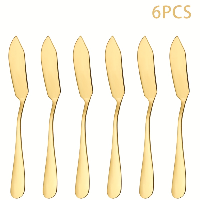 Gold Butter Knife Stainless Steel Cheese Spreader Butter - Temu