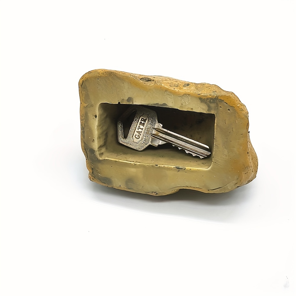Stone Storage Box With Hidden Keys Simulated Stone Fake Key Box Key Box  Rock Loss Key