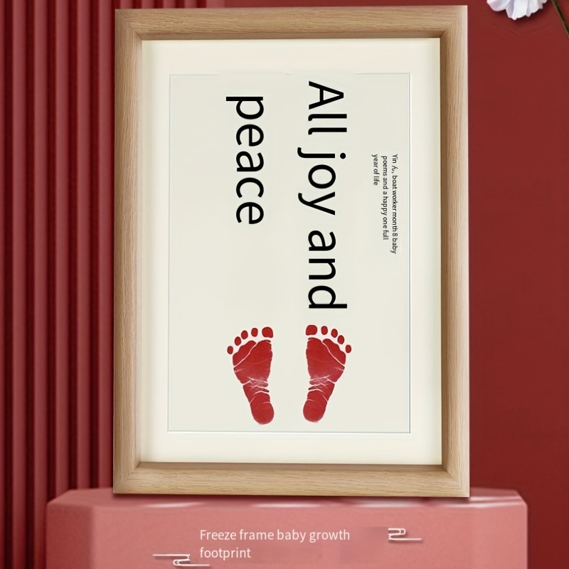 Fundición de manos y pies de bebé / marco de AMOR / impresión y huella de  la mano