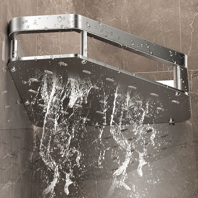 Corner Shower Shelves, Bathroom Storage Rack, Punch-free Shower Shelf For  Inside Shower, Shampoo Soap Holder For Shower Wall, Bathroom Caddy Organizer,  Shower Caddy Basket, Bathroom Accessories - Temu Australia