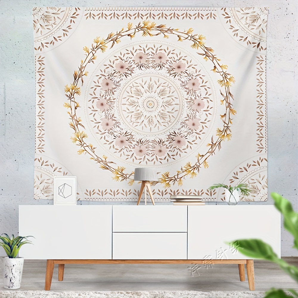 White boho online tapestry