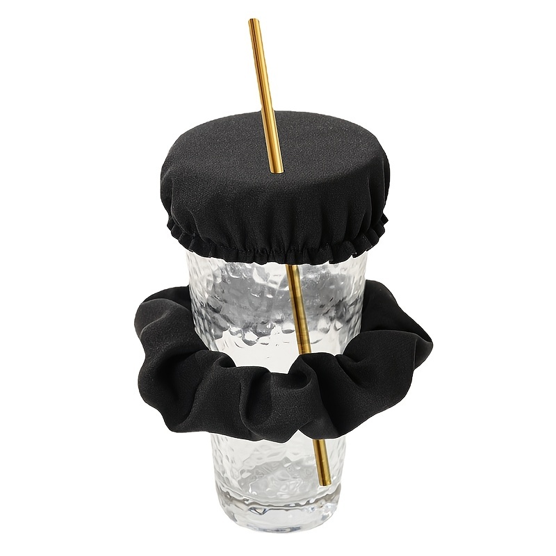 Nightcap Drink Cover Scrunchie Drink Spiking Prevention Black Party Safety