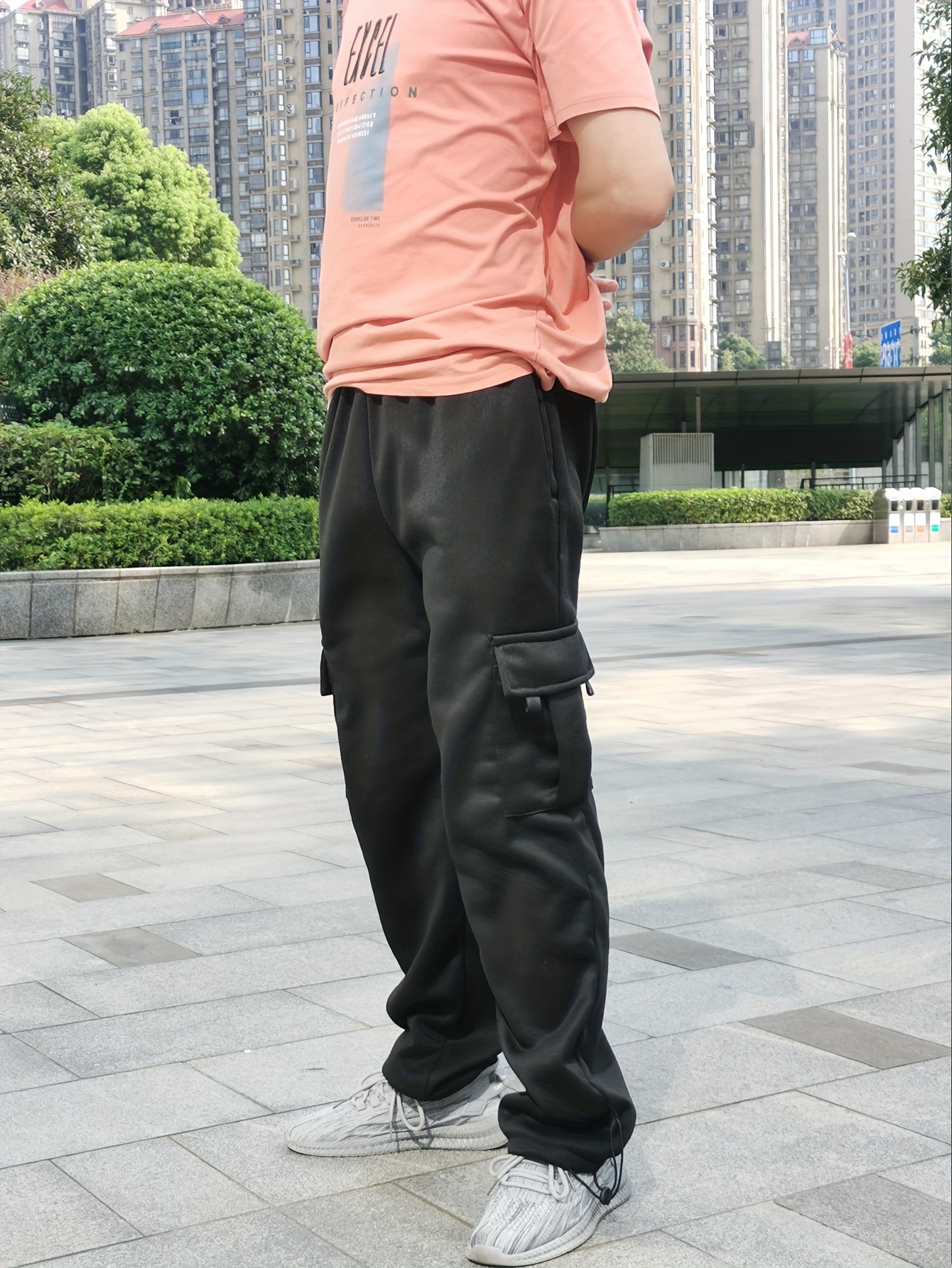 Luckywaqng Pantalon de bodybuilding pour homme - Pantalon de sport  décontracté - Rayé - Mobile - Taille élastique - Pantalon pour homme,  Blanc., M : : Mode