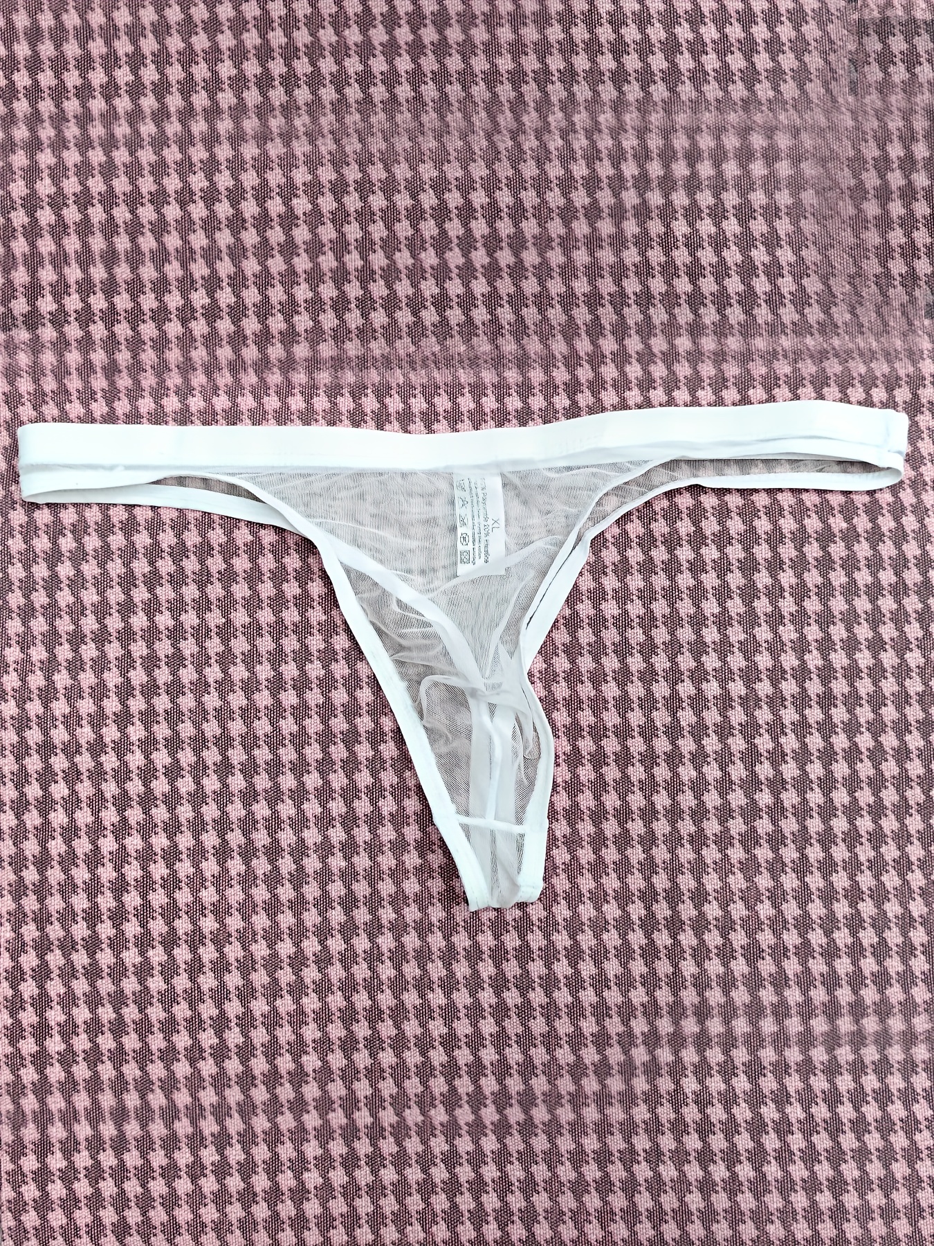 1pc Sexy Seamless Lace Panties For Women, Temptation T-back