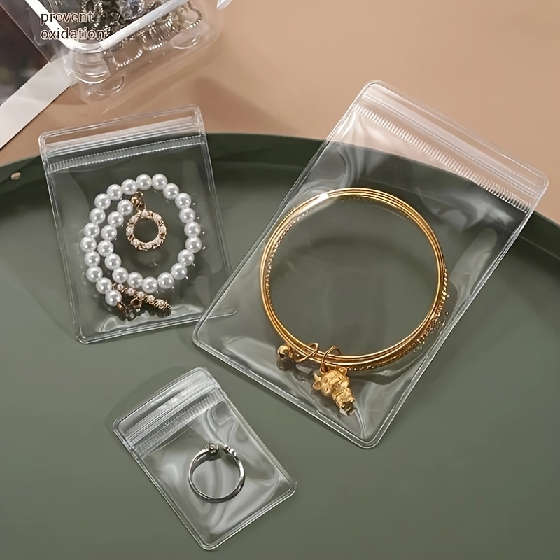 Clear Bag For Jewelry self Seal Pvc Jewelry Anti Oxidation - Temu