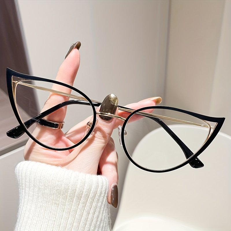 Occhiali Da Lettura Sottili Occhio Di Gatto Dorees Slim Donna Solla - Taglia: Diottria 3 - Colore: Giallo - Donna - Foto 8