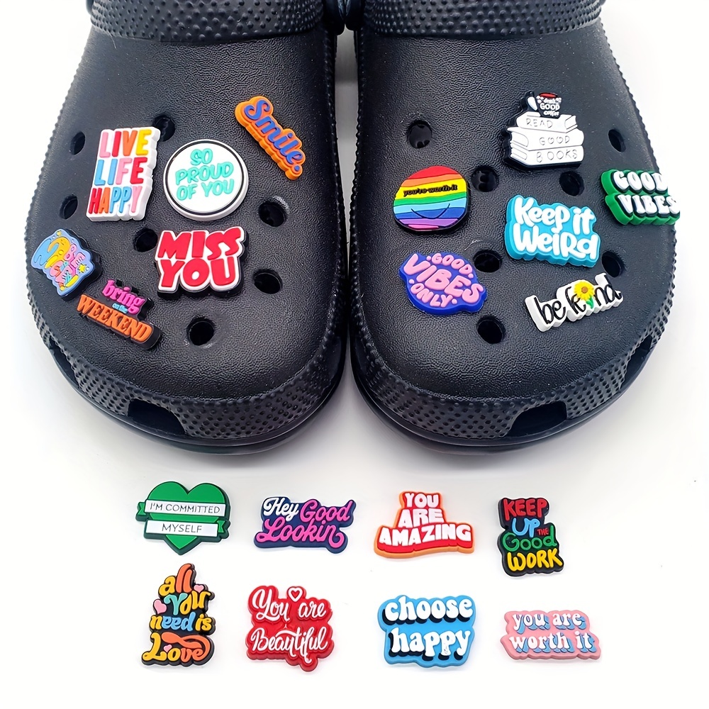 Random Cartoon Shoes Charms Clogs Sandals Decoration - Temu Czech Republic