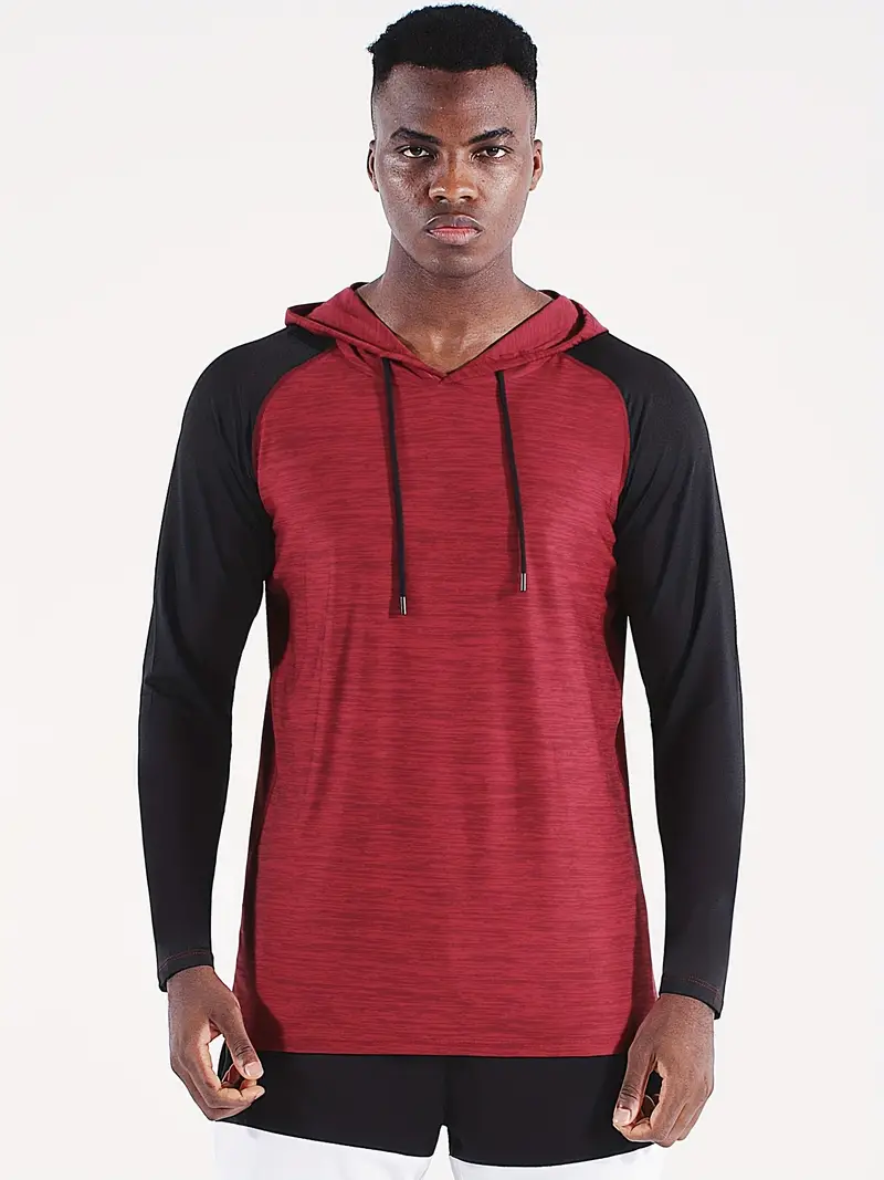 Men's Fast Drying Clothes Long Sleeved Hoodie Outdoor Sports - Temu