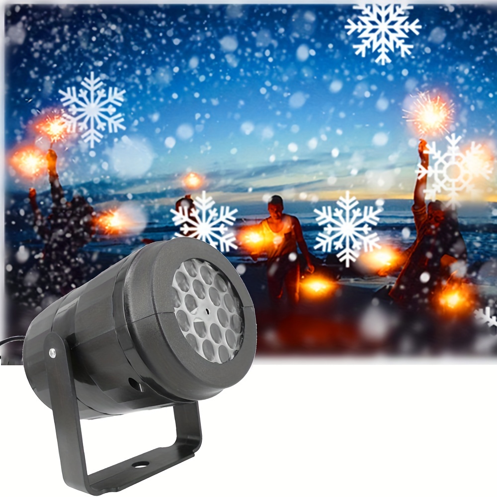 Acheter Projecteur De Noël Lumières Chutes De Neige LED Flocon De