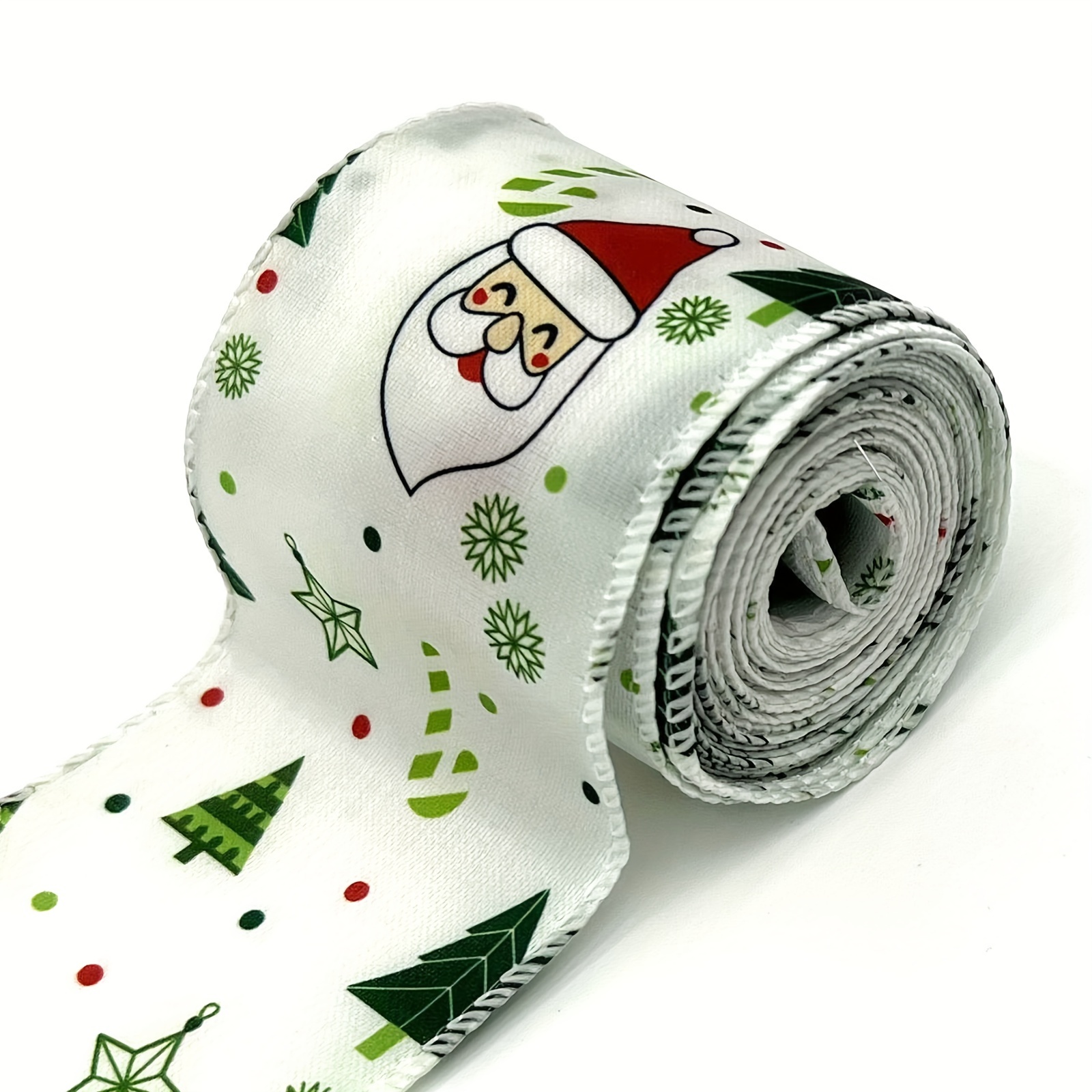 5 Yards Christmas Snowman White Snowflake Pattern - Temu Philippines