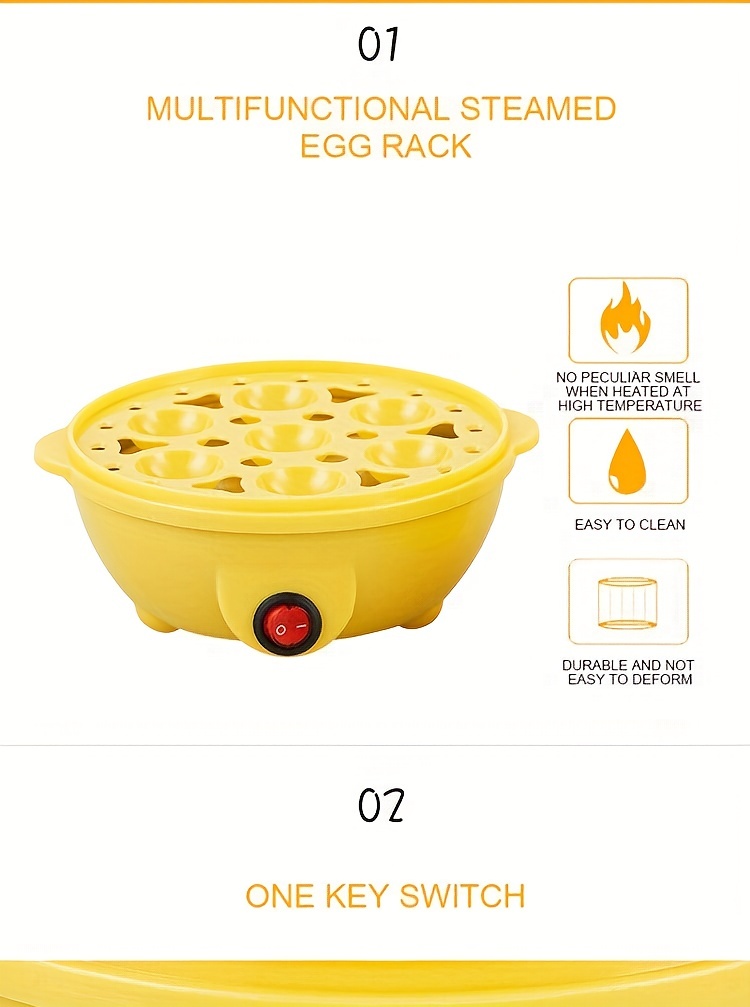 Us Plug Egg Cooker, Egg Steamer, Multifuncional Apagado Automático