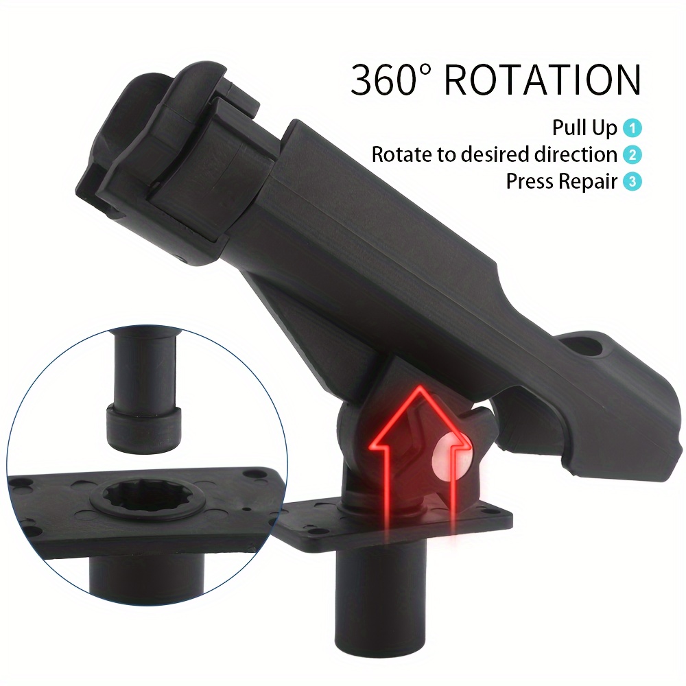 Fishing Rod Holder Replace Gear Stand Practical with Clamp Horizontal  Vertical Fishing Pole Holders for Yacht Dock Kayak Canoe - AliExpress