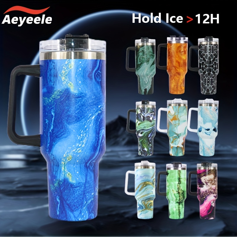 Gradient Water Bottle Set, Insulated Tumbler With Straw, Reusable Water Cup  With Large Capacity For Camping And Hiking - Temu