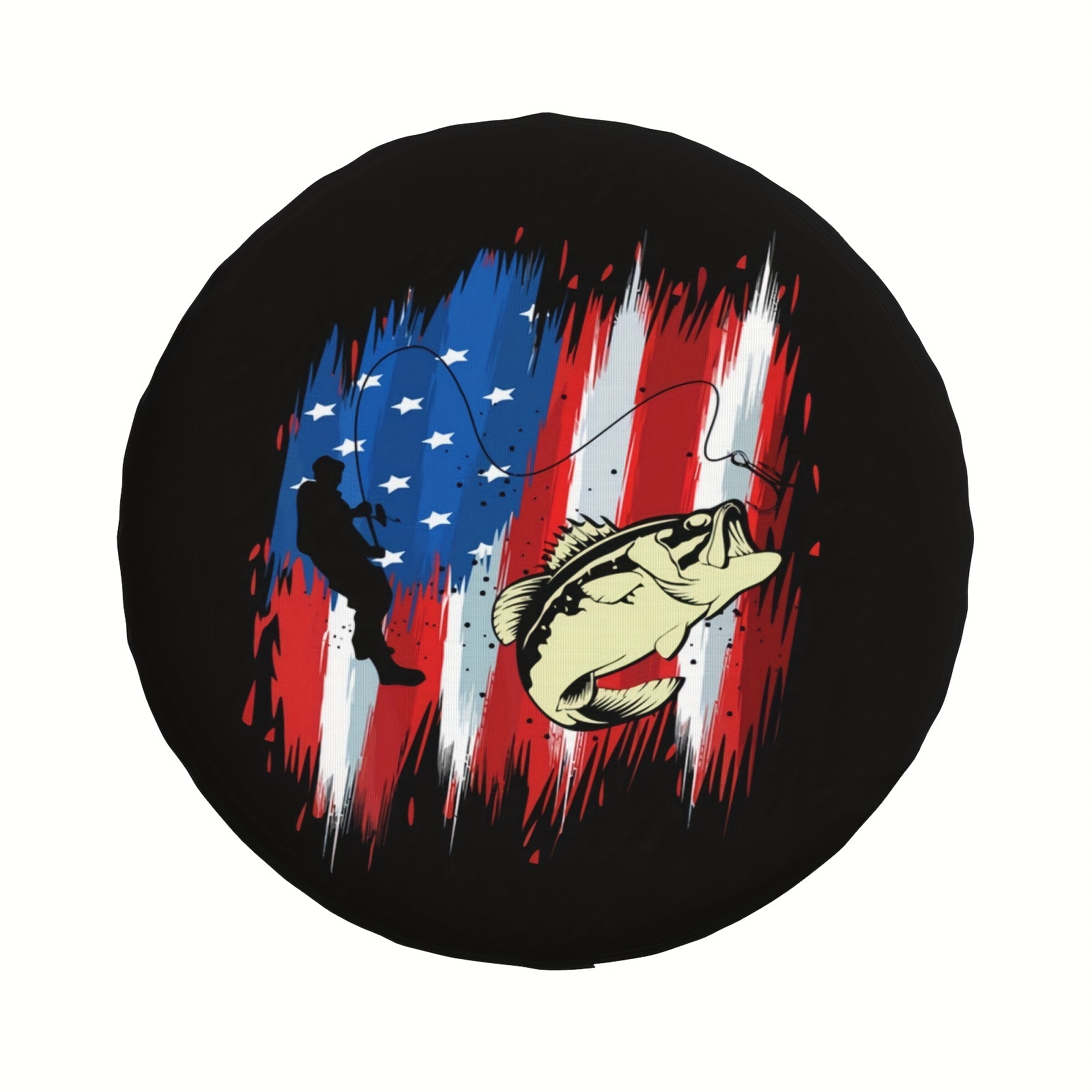 Spare Tire Cover American Eagle Flag Polyester Universal - Temu