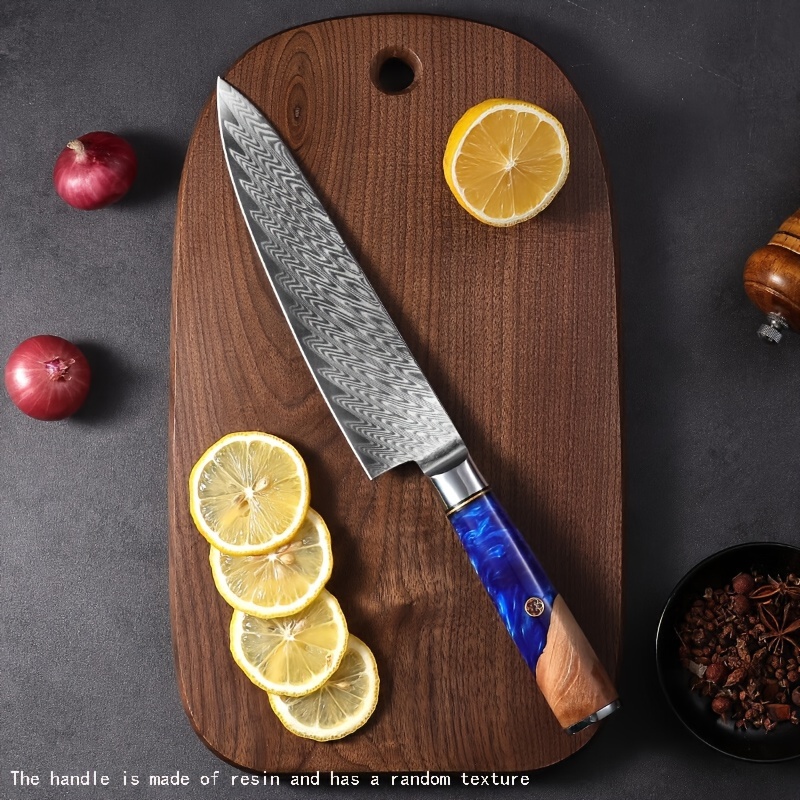 Cuchillo de Chef Damasco de 8 pulgadas, cuchillo de cocina, Sashimi de  salmón, cuchillo Damasco, cuchillo para cortar, cuchillo de cocina – Los  mejores productos en la tienda online Joom Geek