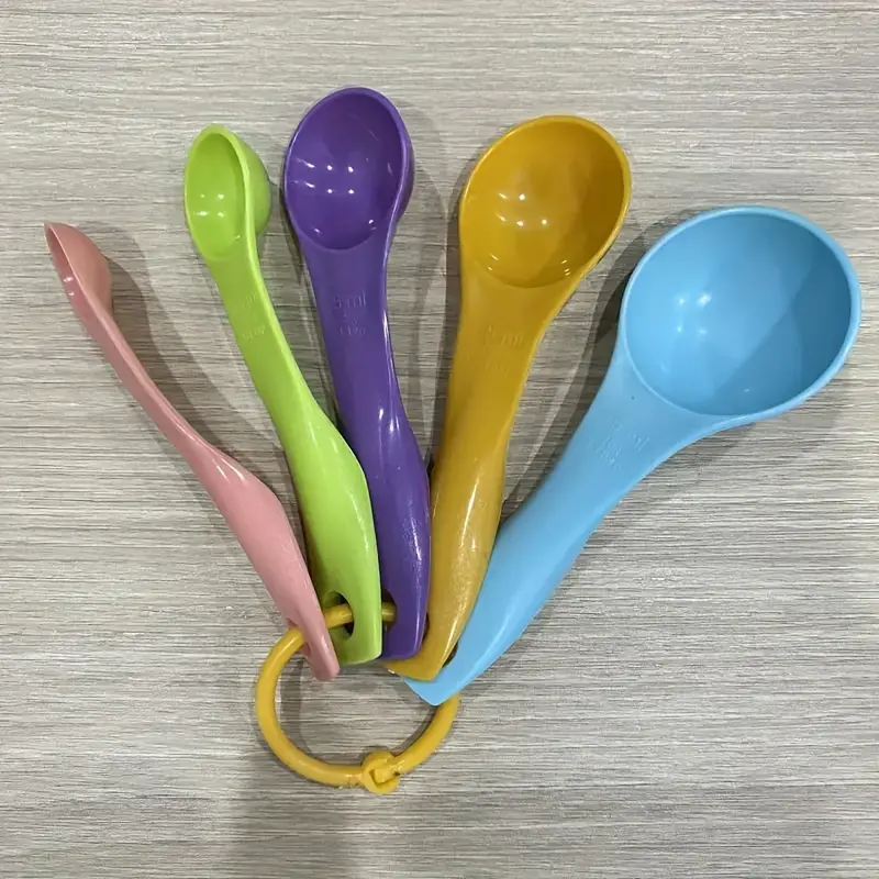 Kitchen Baking Tools Measuring Spoons Set Stackable Plastic - Temu