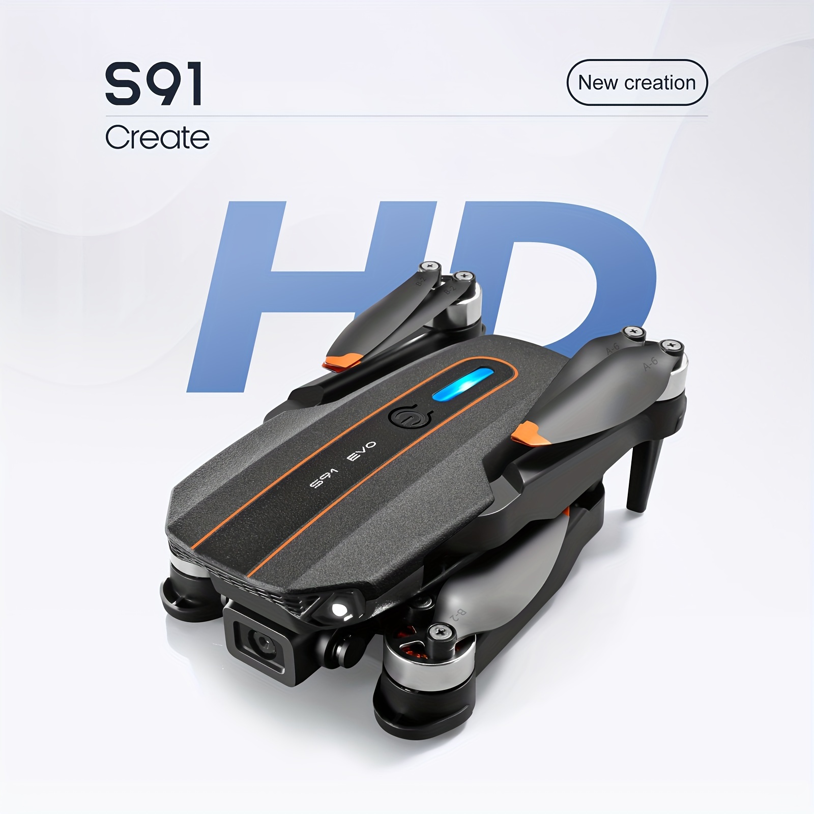 s91 remote remote control drone with hd dual camera adjustable headless mode track flying one key surround smart follow brushless motor drone self with optical flow positioning function details 3