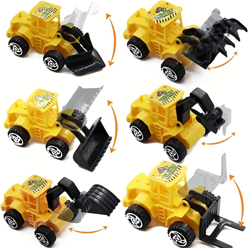 Construction Vehicle Cake Topper Set Construction Crane Toy - Temu