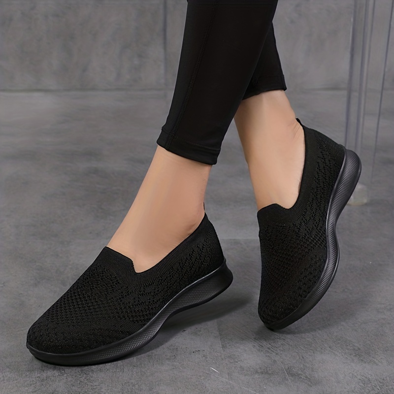 Zapatillas Negras Para Mujer - Temu
