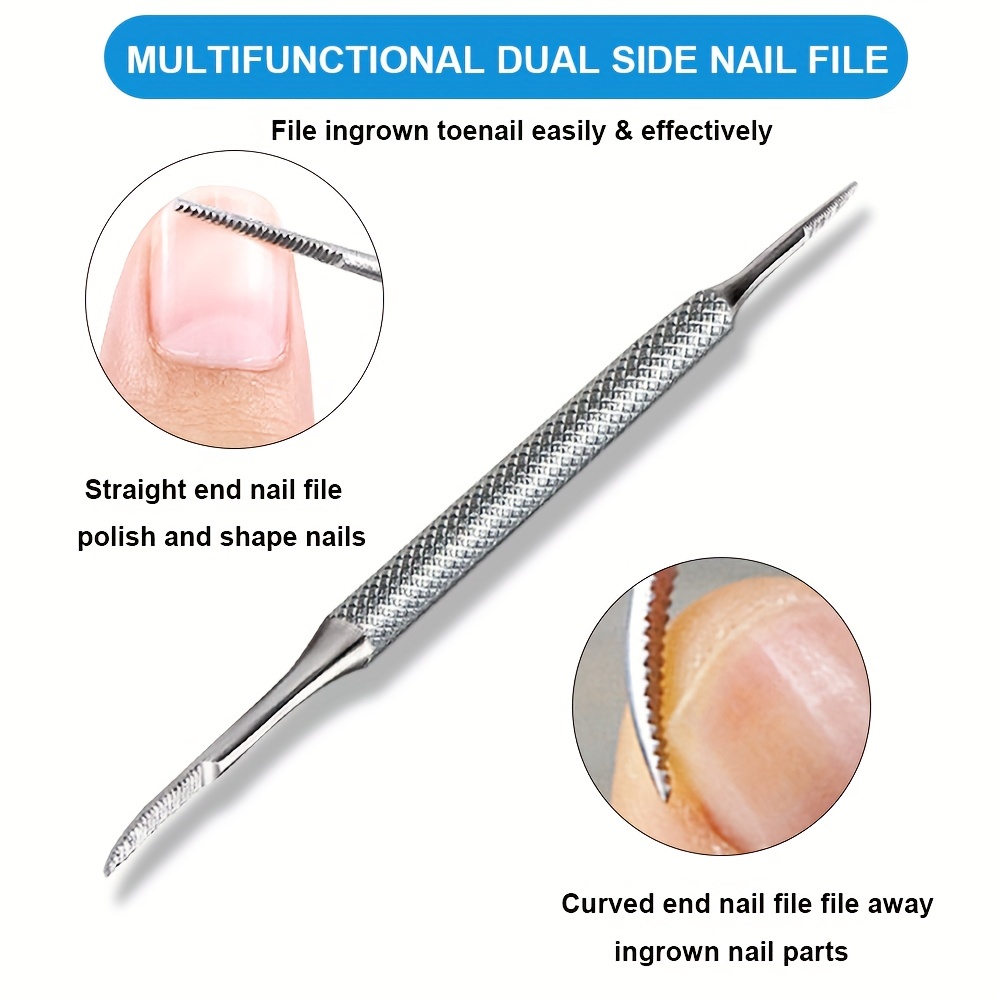  Ingrown Toenail File and Lifter, Familife 2pcs Ingrown