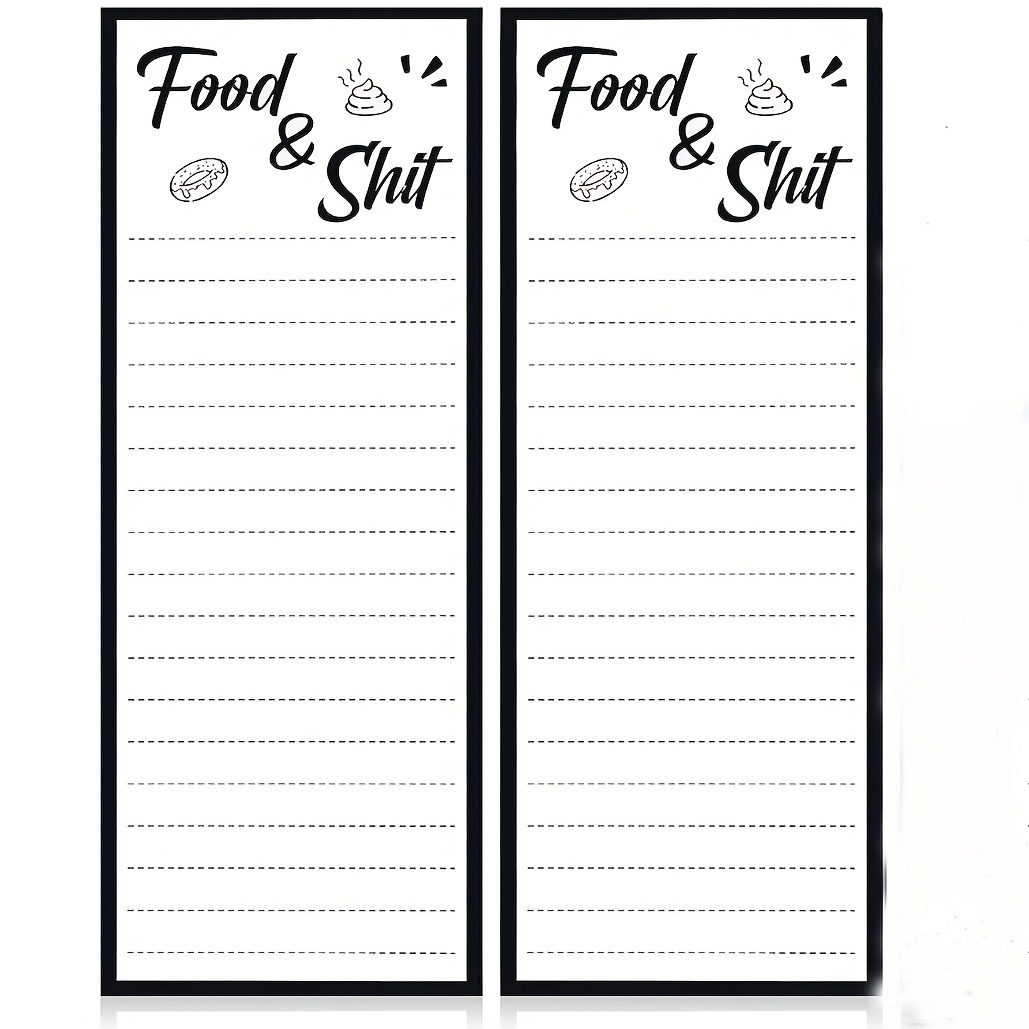Everything is Fine Magnetic Grocery List Funny Gag Gift for Coworkers, Note  Pad, Sarcastic Memo Pad, Novelty Present, Fun Office Supplies 