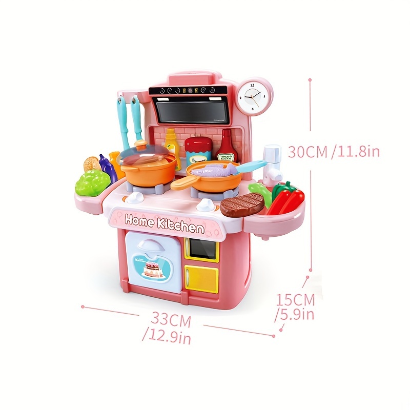 Simulation Kitchen Toy Washing Machine Mini Kitchen Set Tableware Home  Appliances Play House Toy Set - Temu