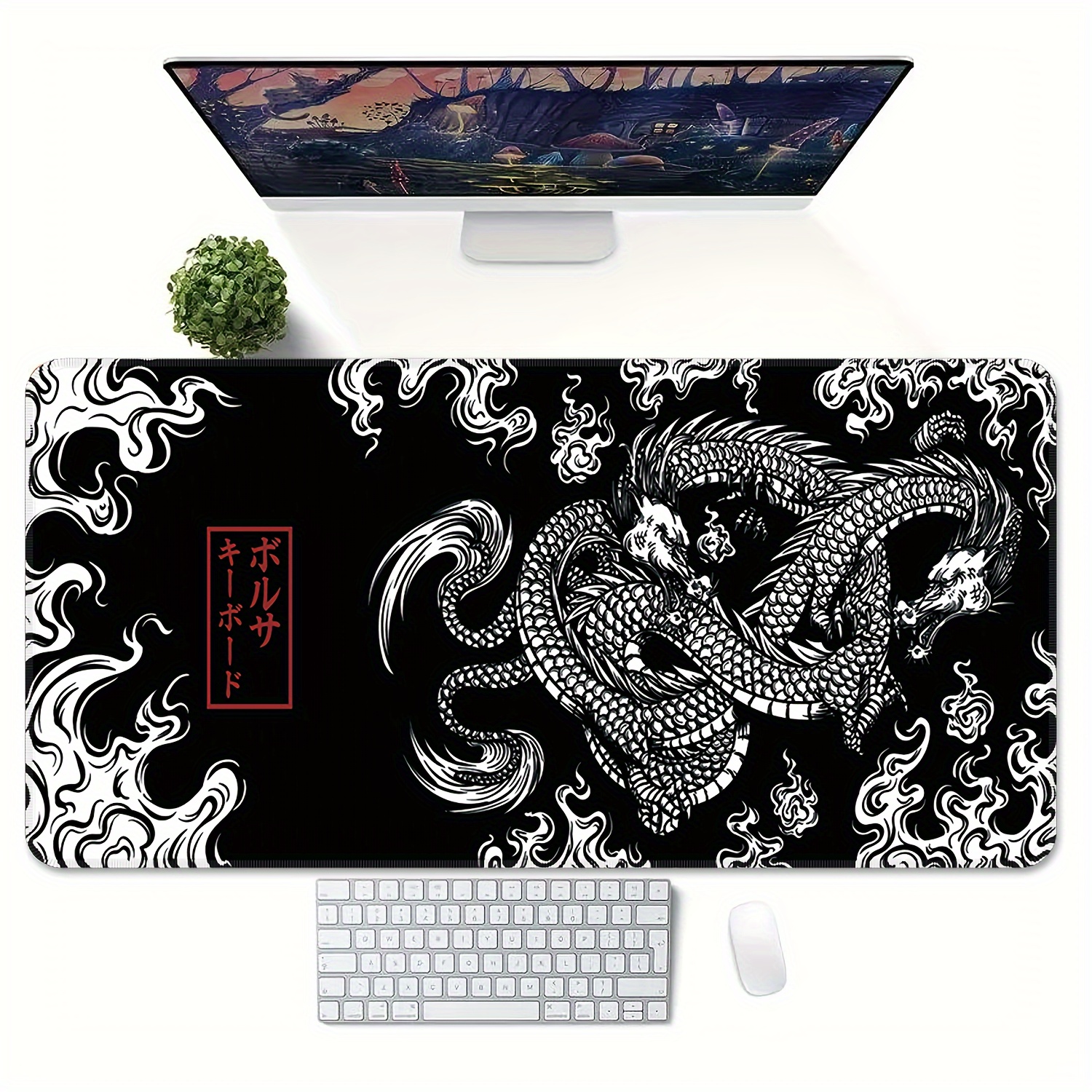 Large Game Mouse Pad Dragon Gaming Accessories Hd - Temu