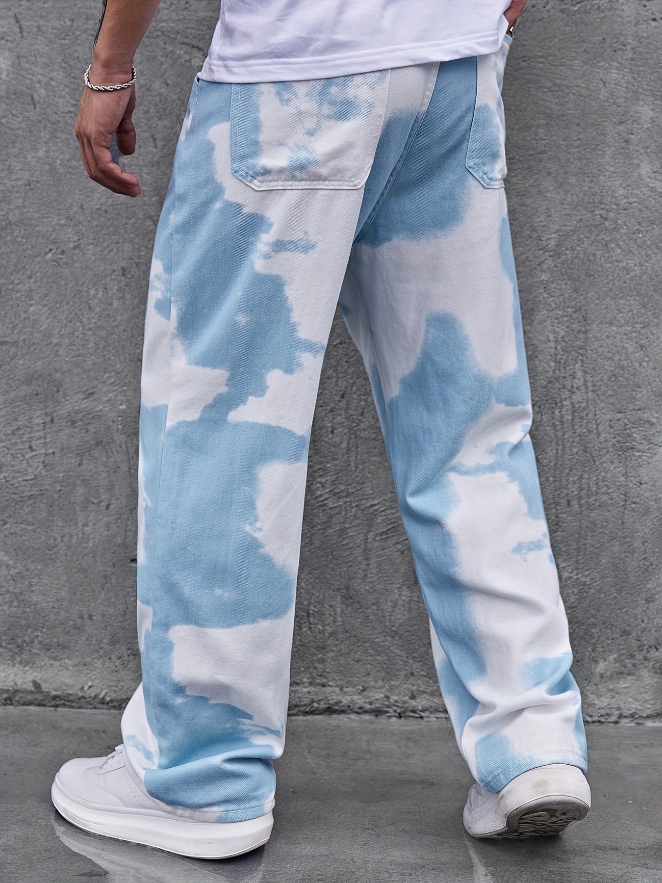 Men's Loose Fit Jean in Tie N Dye