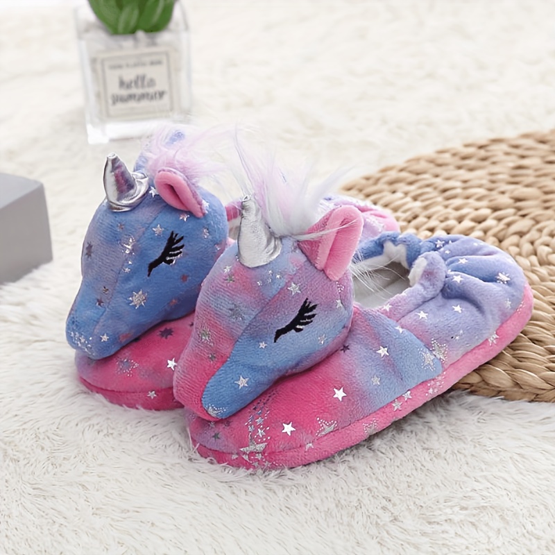 Ladies on sale unicorn slippers