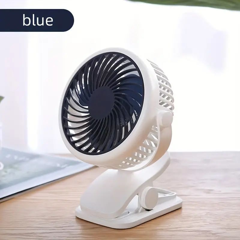 6 inch clip on fan 3 speeds small fan with strong airflow clip desk fan usb plug in with sturdy clamp ultra quiet operation for office dorm bedroom stroller details 7