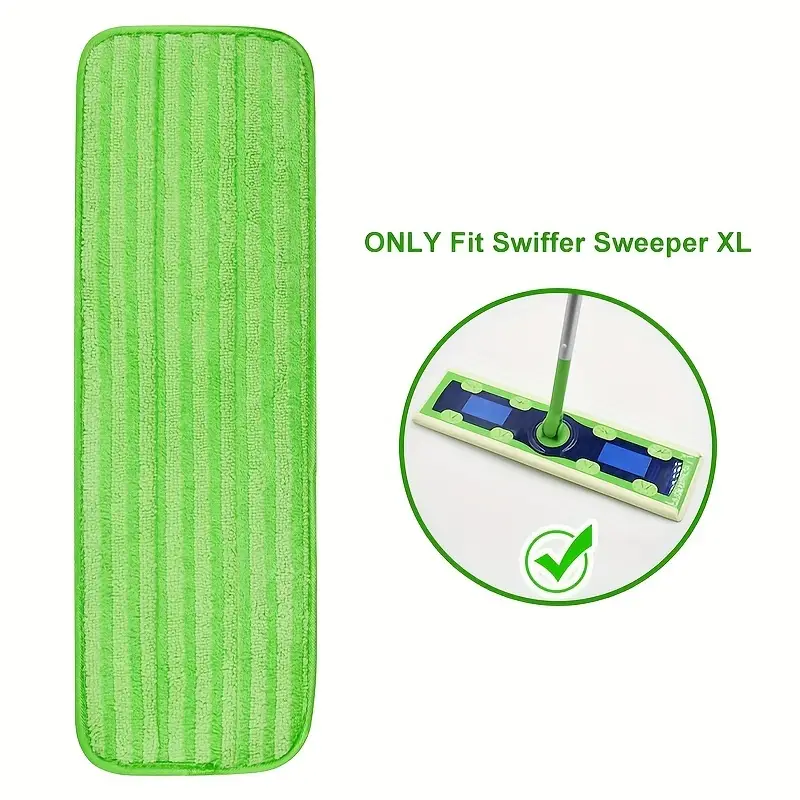 Baseboard Cleaner Tool with Handle, 5 Reusable Cleaning Pads, 1PC