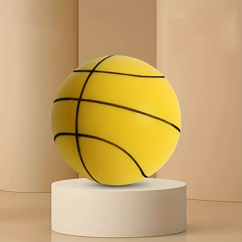  PUENBKO Baloncesto silencioso, pelota silenciosa, balón  silencioso y seguro para actividades en interiores (patrón naranja, 3#) :  Deportes y Actividades al Aire Libre