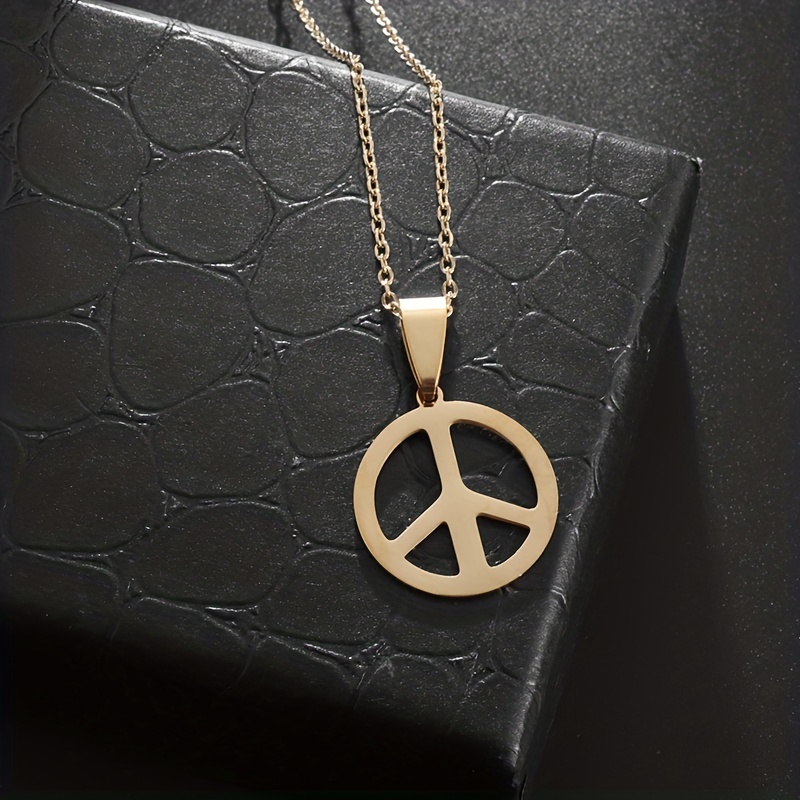 Peace symbol clearance locket