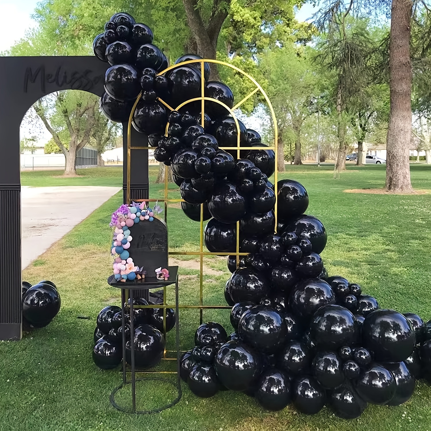 Moukiween Globos negros de 12 pulgadas – 70 globos negros para bodas,  cumpleaños, graduación, Halloween, Navidad, fiestas