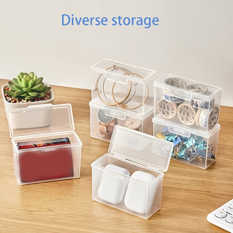 Transparent Storage Box, Small Photo Case Card Box, Craft Keeper With  Handle, 16 Colored Inner Cases, Plastic Storage Container Box  (multi-colored) - Temu United Arab Emirates