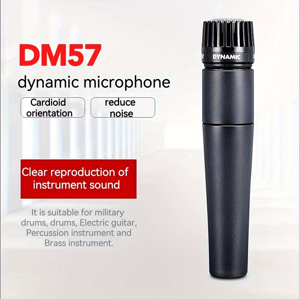 Dm57 Wired Dynamic Microphone Special Pickup Microphone - Temu