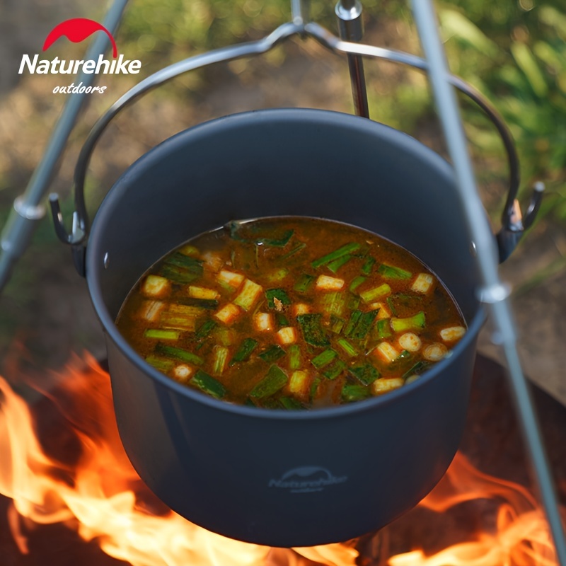 Naturehike Aluminum Camping Pot With Handle Lightweight - Temu