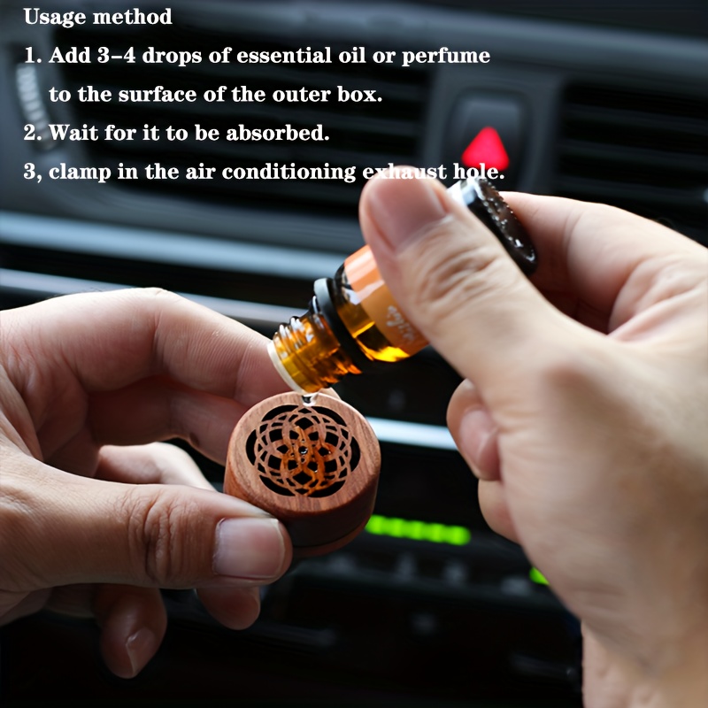 Wood Automobile Essential Oil Fragrance Diffuser. Portable - Temu