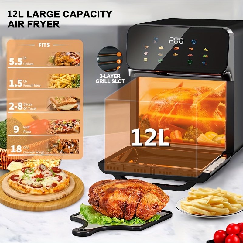 Digital Air Fryer Oven for Oil-free Cooking 