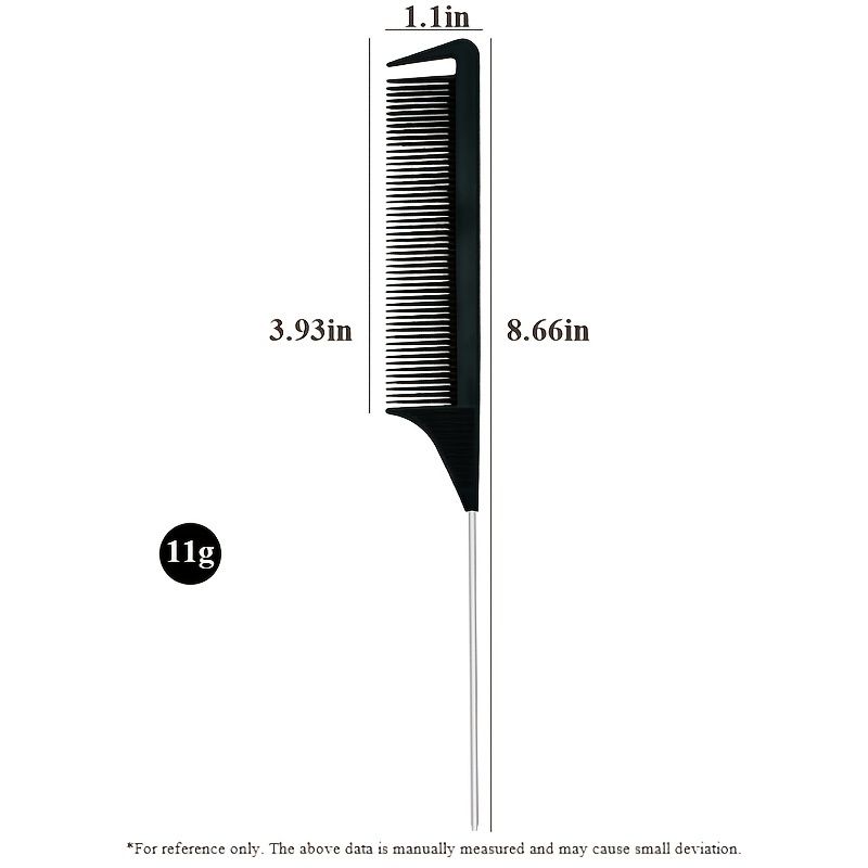 Pin Tail Comb Rat Tail Combs Parting Comb Pin Tail Stainless Steel Tail Hair Styling Beauty Tools - Beauty & Personal Care - Temu Pin Tail Comb Rat Tail Combs Parting Comb Pin Tail Stainless Steel Tail Hair Styling Beauty Tools - Beauty & Personal Care - Temu