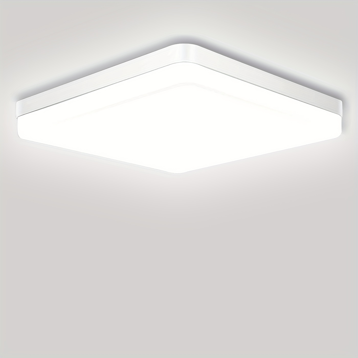 AUA Plafonnier LED 24W, Lampe de Plafond en Acrylique, Luminaire Plafonnier  LED Moderne pour Salon Chambre Cuisine, Lumière Blanche Froide 6500K :  : Luminaires et Éclairage