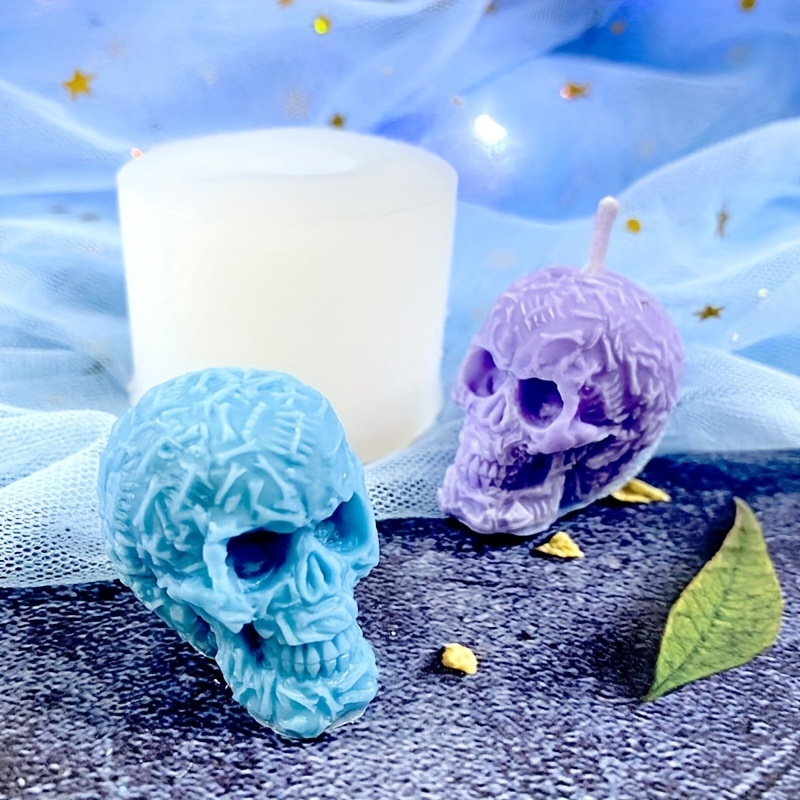 Handmade Skull Candle