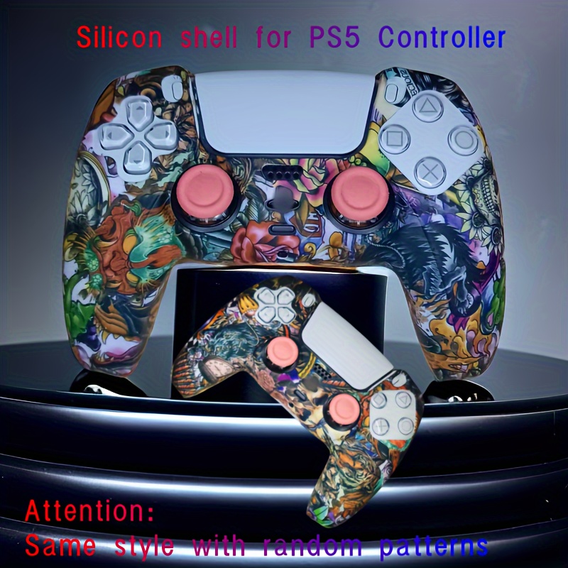 Suitable Ps5 Game Controller Silicone Cover Game Controller - Temu