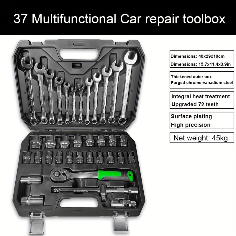 Socket Quick Ratchet Wrench Set Repair Auto Repair Car - Temu