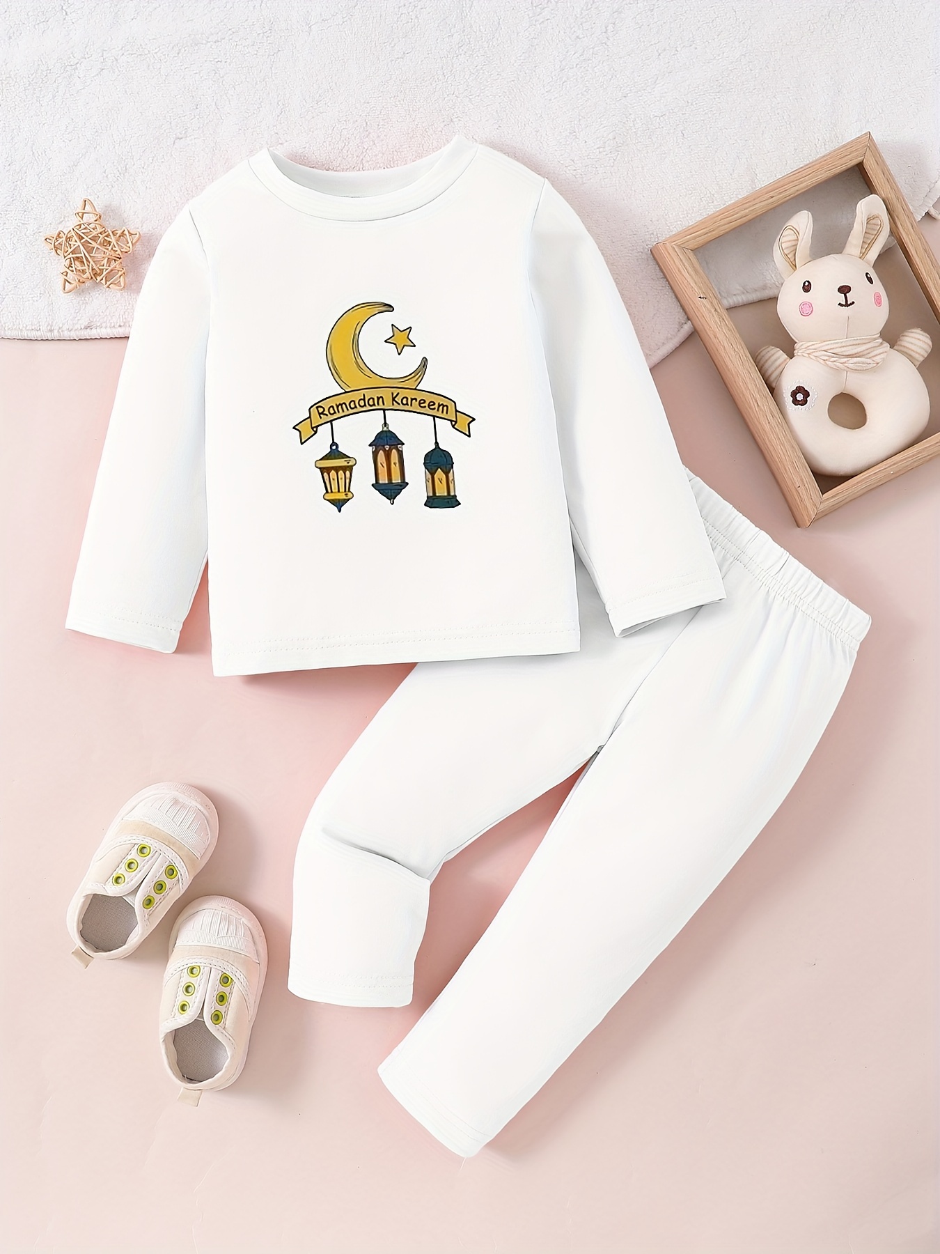 Conjunto de ropa de 2 piezas para bebés y niñas pequeñas, traje de