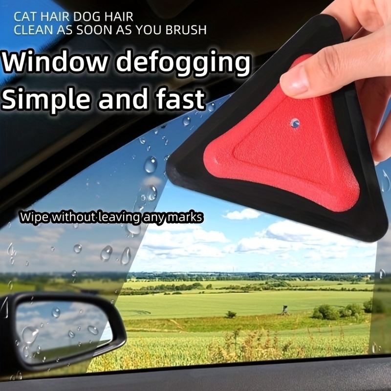 Car Window Defogger Multifunctional Silicone Triangular - Temu